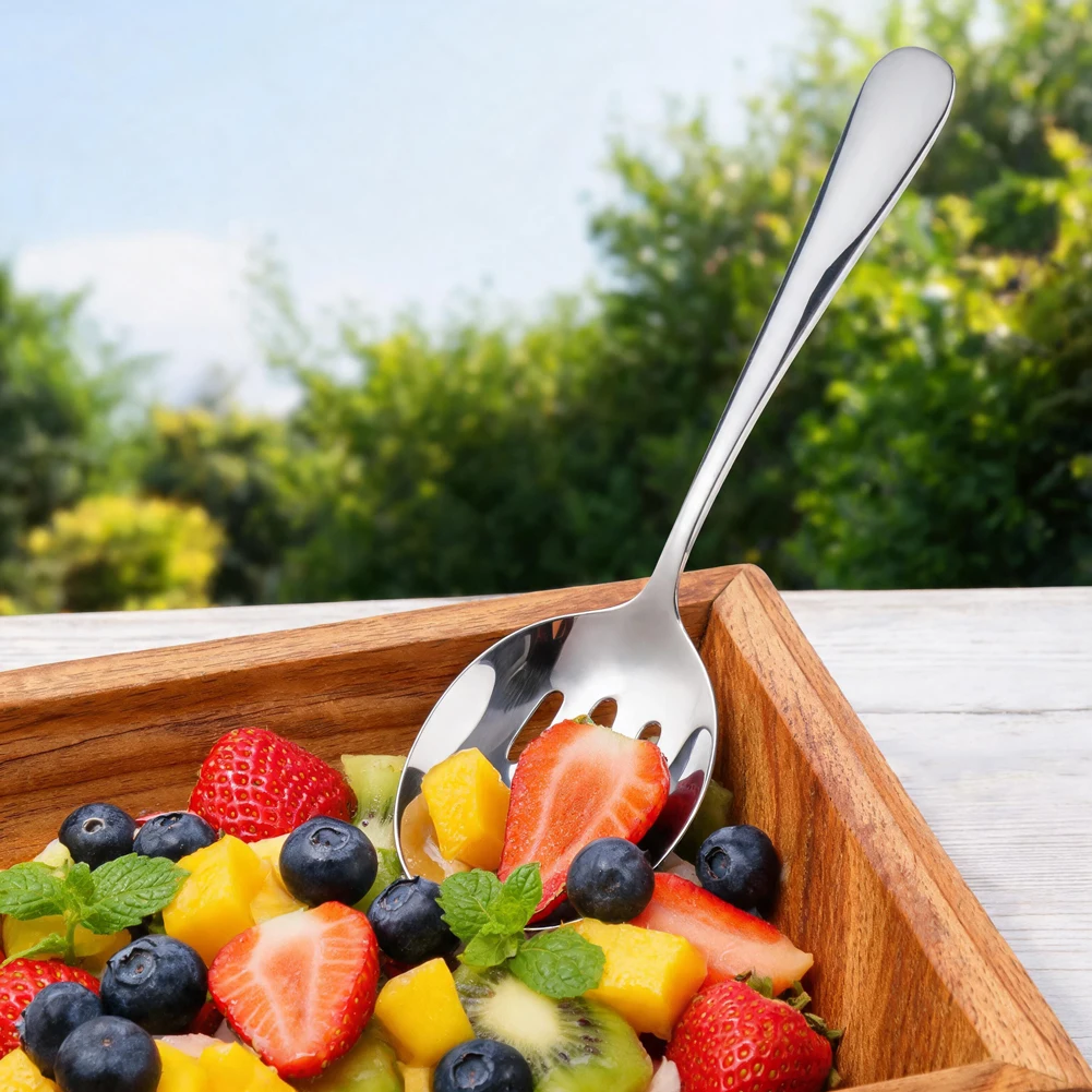Stainless Steel Serving Spoon Set for Banquet Halls Wedding Catering and For Buffet Line Applications  Stainless