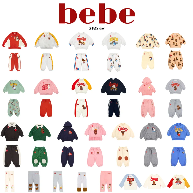 비비Chaqueta con capucha y cremallera con estampado de dibujos animados para niños, nuevo traje de otoño 2025 para niñas