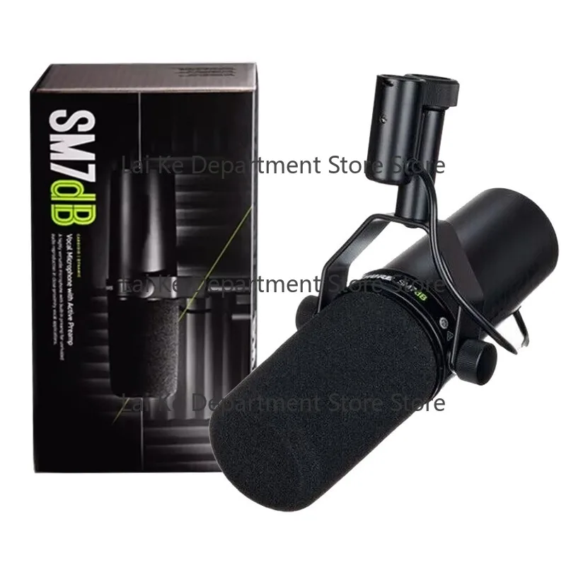 SM7dB Professional Dynamic Microphone - Built-in Preamp, Great for Recording, Live Streaming, Podcasts, High Gain, Low Noise