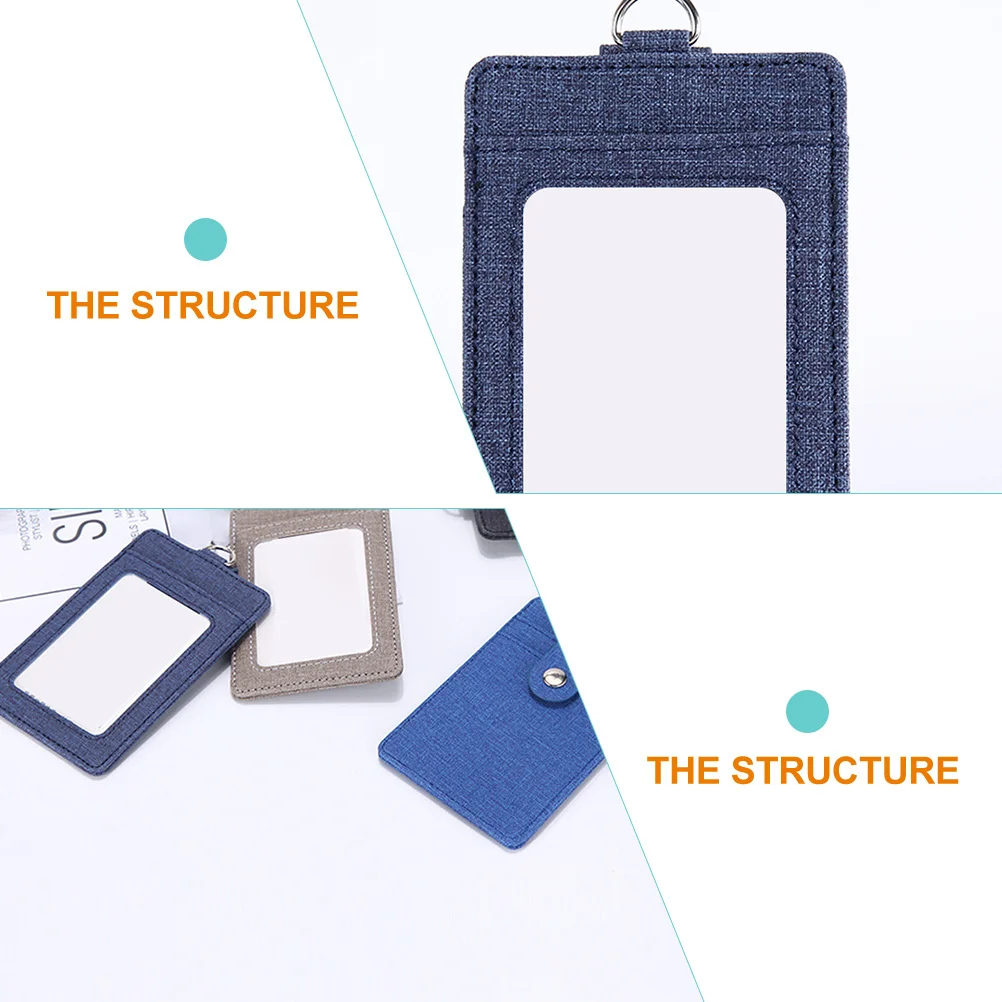 2 قطعة حامل شارة خفيف الوزن غطاء من البولي يوريثان للعمل حامل بطاقة الهوية الطالب مدخل الحرس تخزين بطاقات الاجتماعات