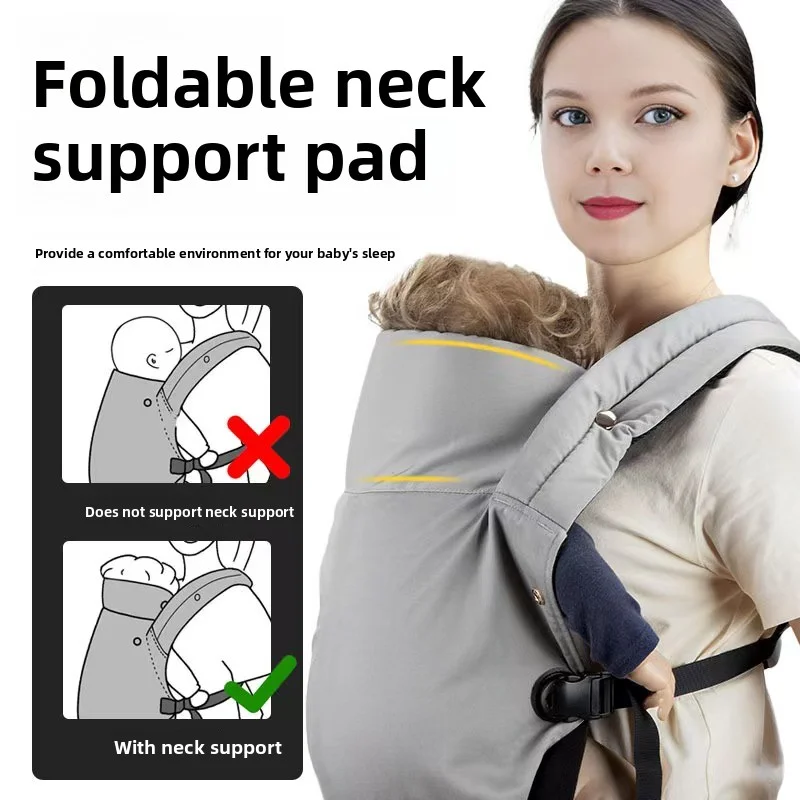Baby Carrier Sling, Infant Hip Seat Carrier with 4 in 1 Front Back Carry, Ergonomic Baby Wrapping Carrier