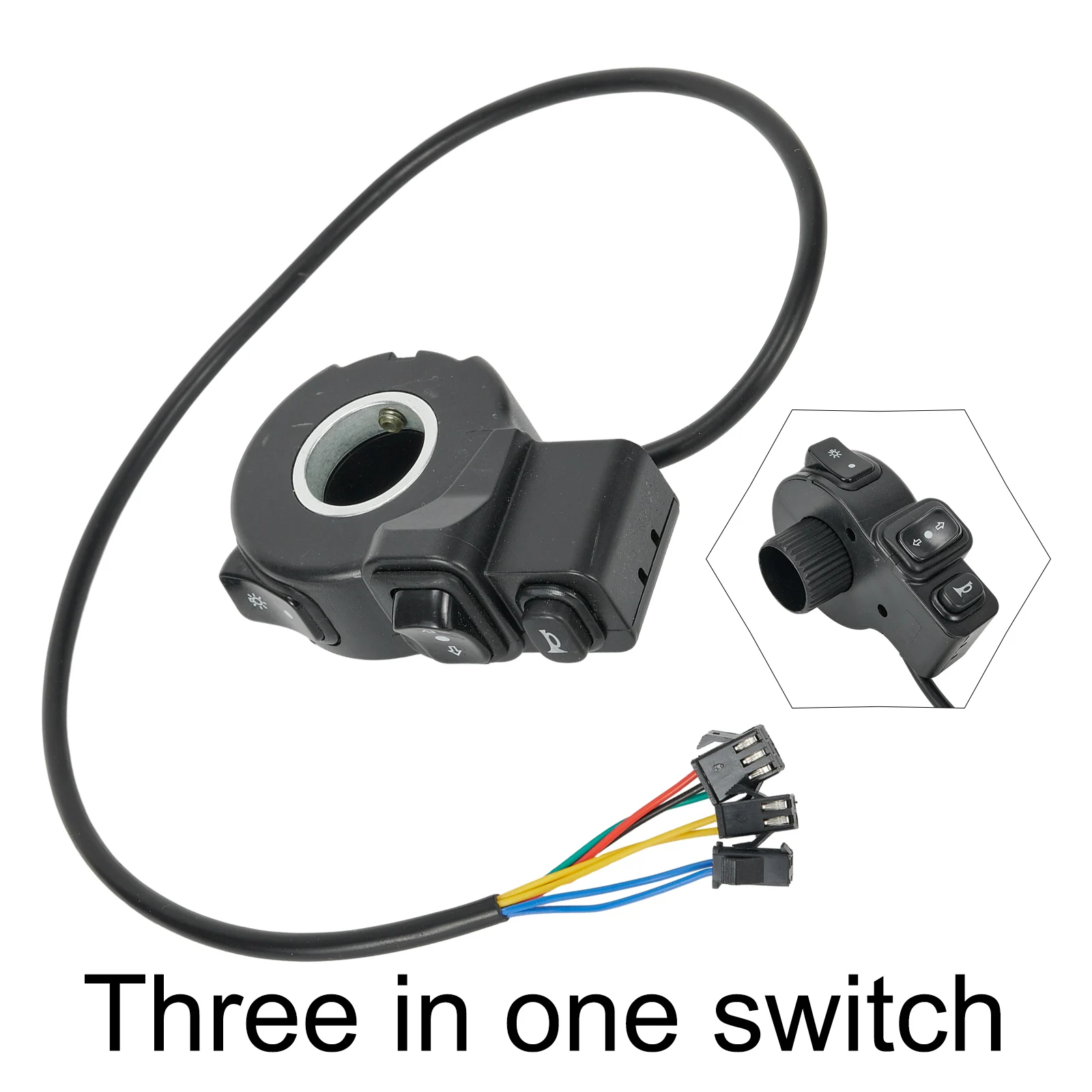 Switch Handlebar Switch Refit Accessories Scooter Part Three-in-1 Conversion Switch For Ebike Handlebar Switch