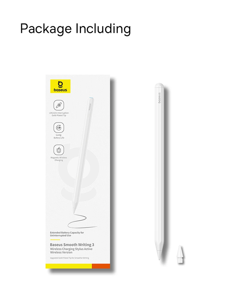 Baseus Stylus Stift Kabellose Aufladung für Apple Pencil Magnetische Anziehung für iPad Pro Air Mini Bluetooth 23h Akkulaufzeit Tablet-Stift – Detail 24