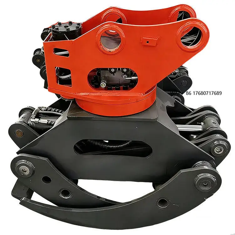 High Quality Excavator Clamp Saw Logging Machine 360 Degree Rotating Log Grabbing Construction & Farm Use Engine Powered