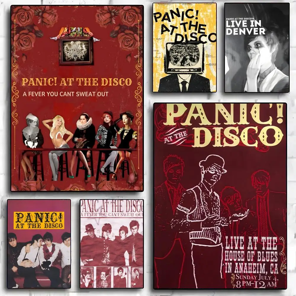 Band P-Panic At The Disco Poster Painting And Print Wall Art Picture For Home Room Decor Gifts