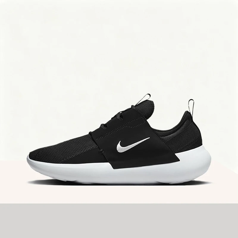 Nike E-Series AD Fashionable Breathable Comfortable Low-Top Running Shoes for Men in Black and White DV2436-006