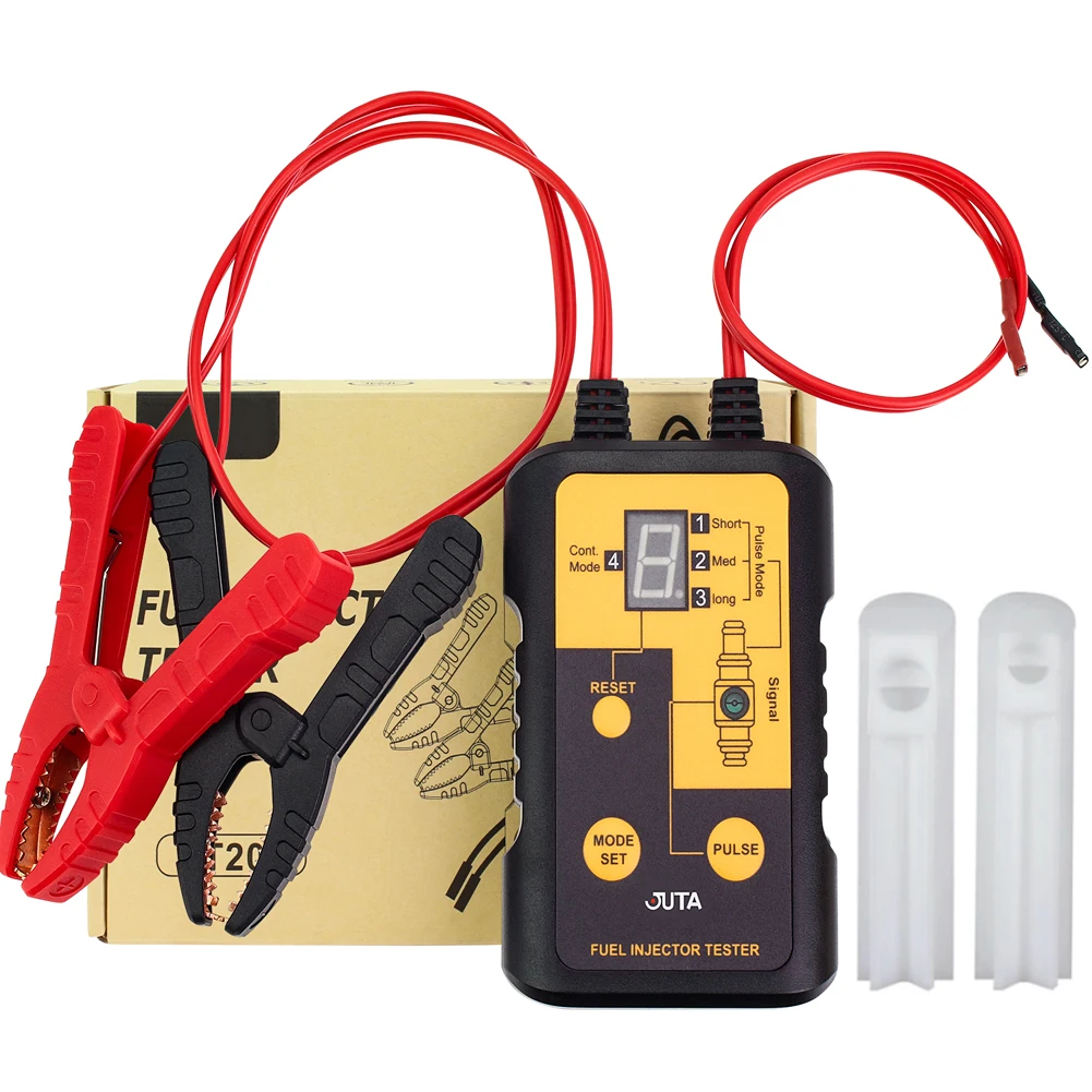 12V Automotive Fuel Injector Tester Car Rapidly Diagnose Scan Tool 4 Pulse Modes 12V Car Injector Cleaner Adjunct