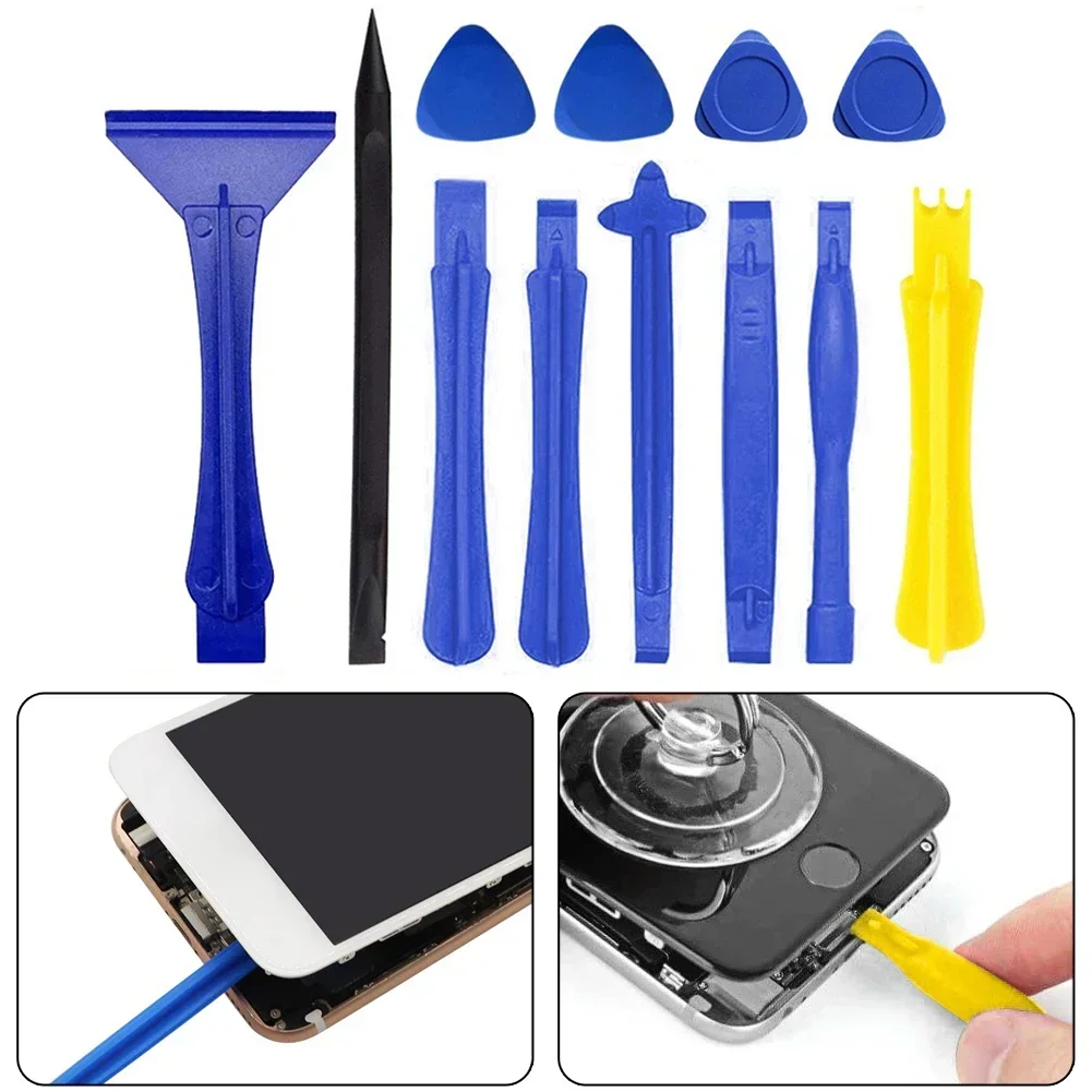 12Pcs Plastic Pry Bar Tool Blade Opening Tool Repair Kit For Electronic Equipment Kits Screen Opening Tools For Phone Repair