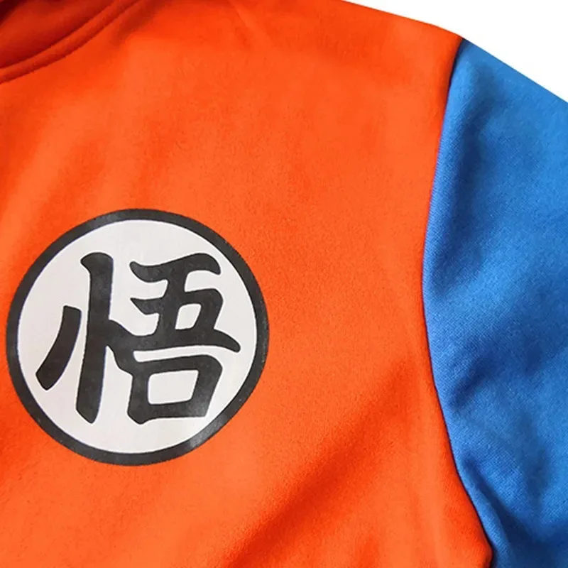 Anime Dragon Son Goku Cosplay disfraces Jersey Sudadera con capucha Casual sudadera para hombres mujeres polar con capucha chaqueta Kakarotto