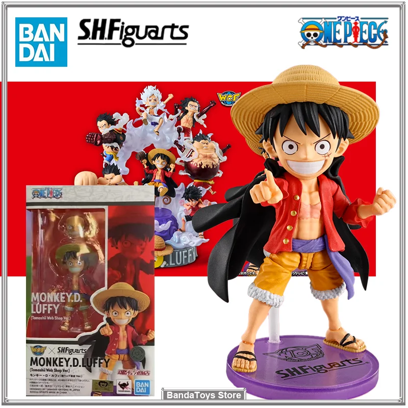 In Stock Original Bandai S.H.Figuarts SHF MONKEY.D.LUFFY Anime Action Collection Figures Model Toys