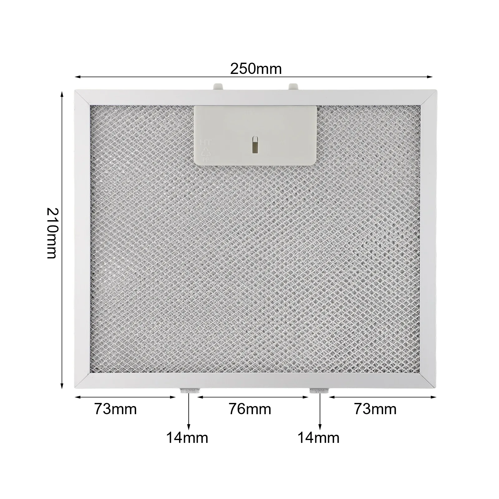 None Vent Filter Cooker Grease Filtration Hood Filters Layers Silver Vent Filter 210x250x9mm Easy Installation