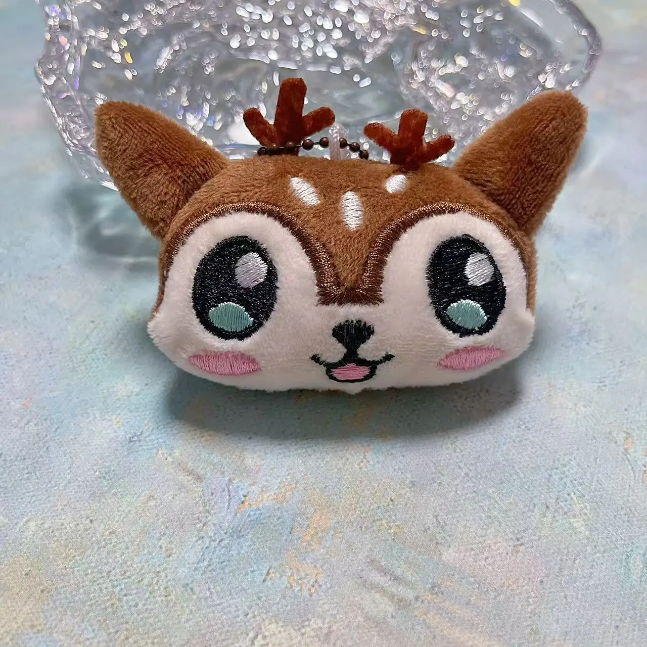 2026 Korean Wave New Treasure Monster Plush Toy Cartoon Animal Keychain Fashion Women's Cute Bag Pendant Fan Support Gift