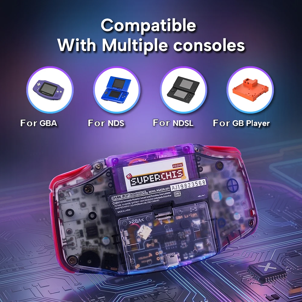 닌텐도 GBA/NDS/GBA SP/GB 플레이어용 Chiscart SuperChis 프라임... - 3