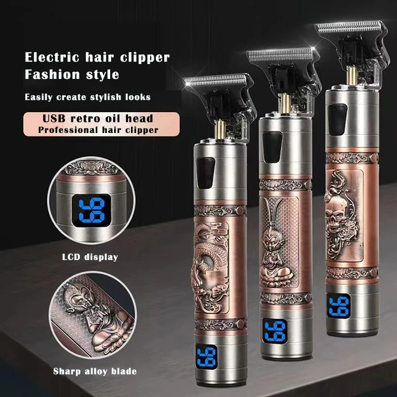 

T9 Electric Hair Cutting Machine Rechargeable Hair Clipper Man Shaver Trimmer For Men Barber Professional Beard Trimmer