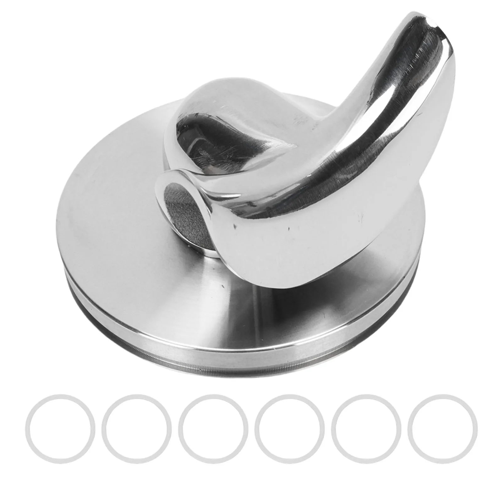 54mm Portafilter Spuitmondstuk Bevestiging Bodemloos naar uitgesproeiende koffiemachine Portafilter Spuitmond 304 roestvrij staal voor vervanging