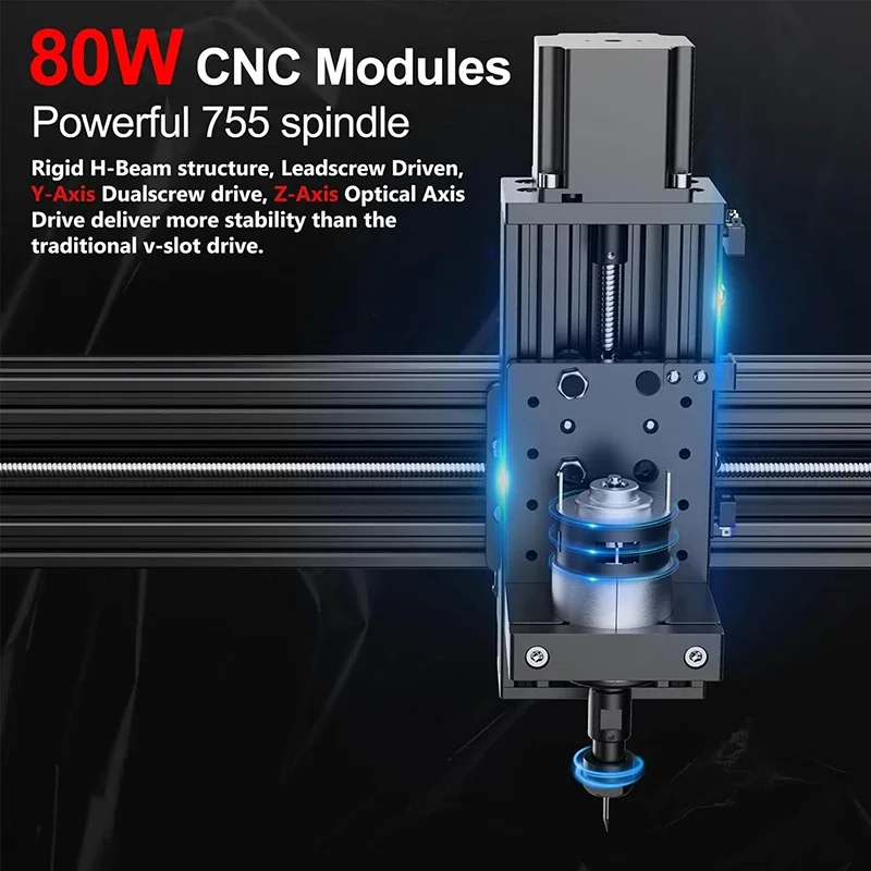 TTC450 3AXIS CNC Router Milling Cutting Laser Engraver Spindle Motor Kit DIY for PCB PVC Metal Acrylic Laser Printer Working