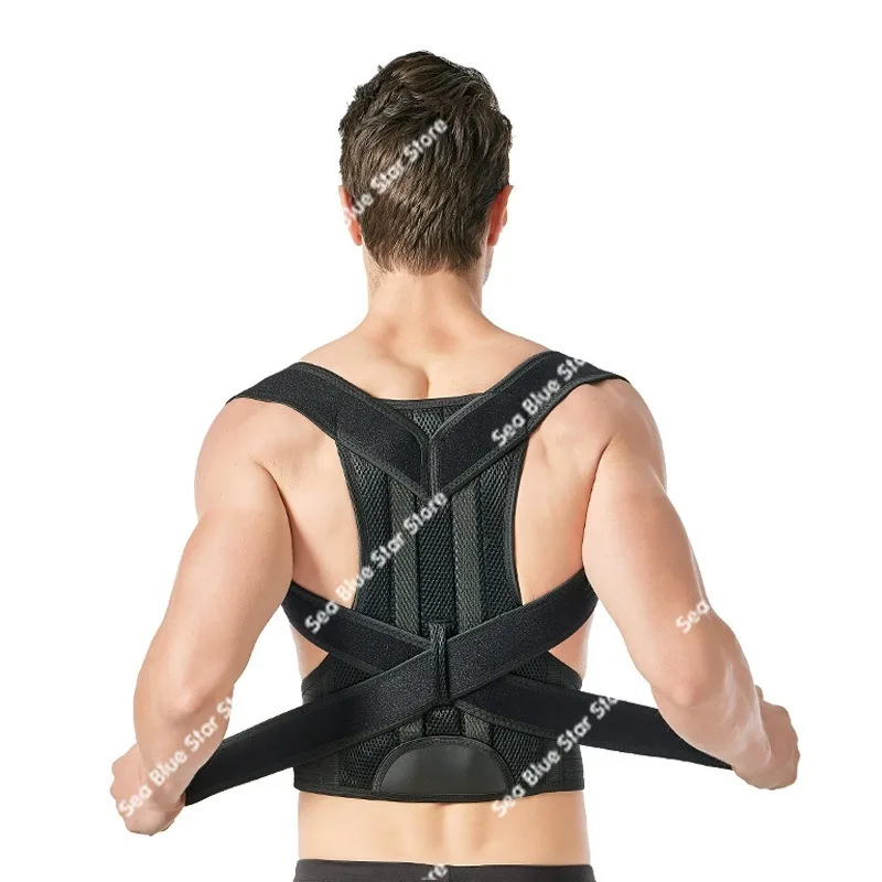 Hunchback Support Corrective Belt UnisexStudent Sitting Position Back Breathable Fixing Belt Posture Belt