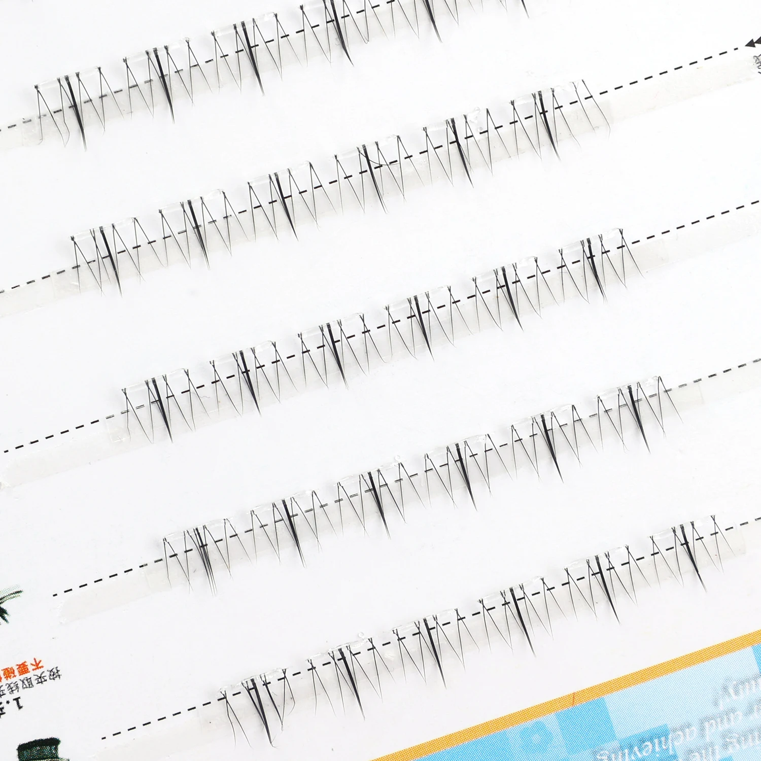 36 linhas autoadesivas cílios inferiores faixa clara sob os cílios 5d macio cílios inferiores feitos à mão mangá cílios inferiores ferramentas de maquiagem