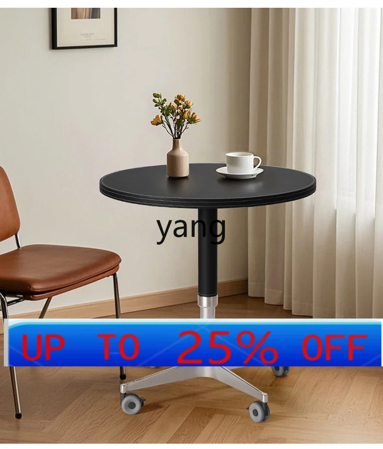 Lh طاولة قهوة صغيرة جديدة لغرفة المعيشة والمنزل متنقلة قابلة للرفع وطاولة فاخرة وطاولة جانبية للأريكة #1