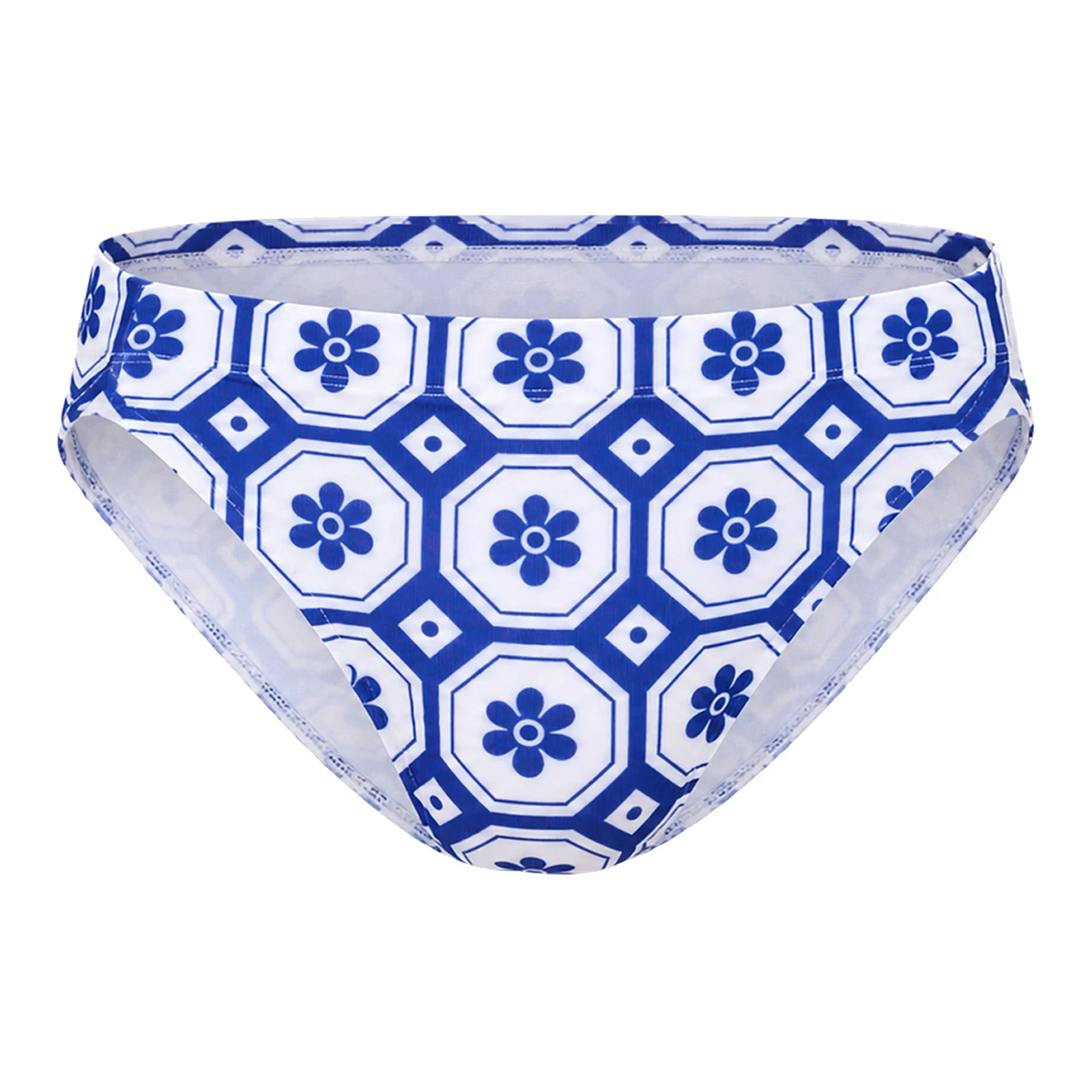 Mens Japan Sumo Underwear Elastic Waistband Printed Briefs Sleepwear Underpants for Fancy Party Nightclub Stage Performance Show