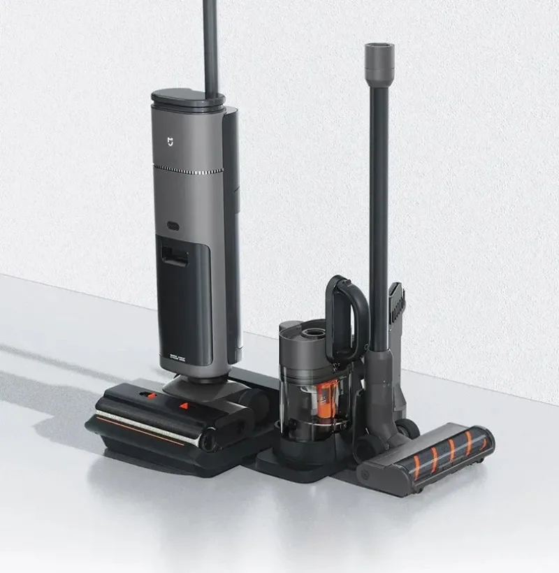 آلة أرضية Xiaomi Mijia اللاسلكية 3Max للكنس والسحب المتكاملة للمسطحة والتجفيف والكنس وإزالة العث