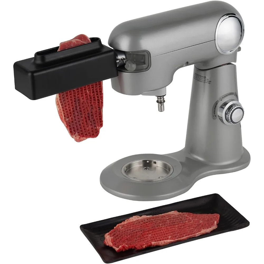 Meat Tenderizer Attachment Compatible with All KitchenAid and Cuisinart Stand Mixers, Meat Tenderizer with Stainless Steel Gears