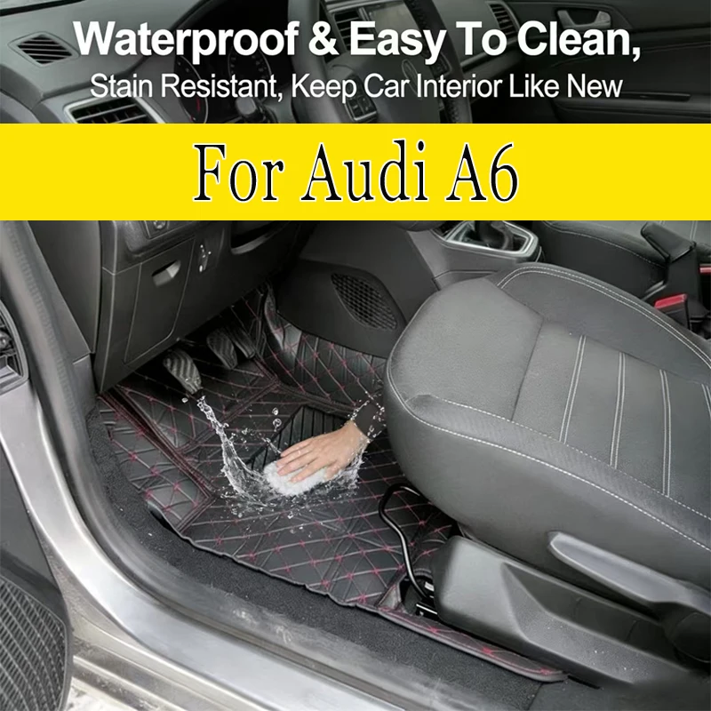 

Автомобильные коврики для Audi A6 C6 4F C7 4G Avant Wagon 2007~2018, противоскользящие, защита от грязи, аксессуары для автомобиля