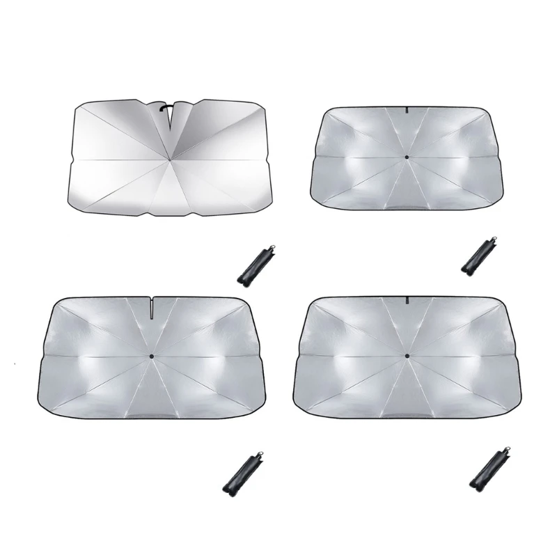

Windshield Sun Shade Car,Protect Car from Sun-Rays Damage Umbrella Sun Shade for Most of Car SUV Truck Dropship