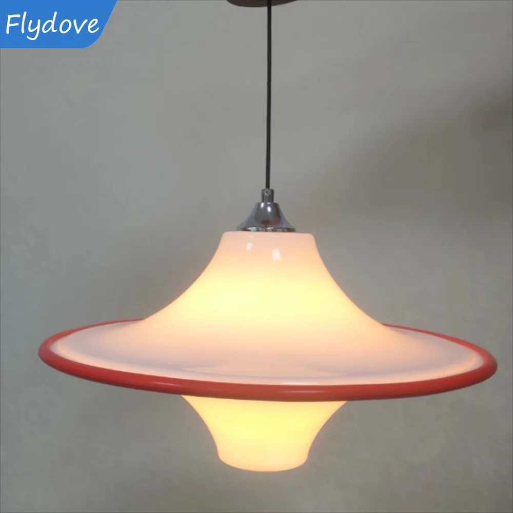 

Modern Designer LED Space Flying Saucer Pendant Lights Light for Living Room Study Bedroom Restaurant Interior Lighting Decor