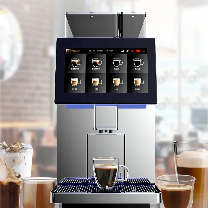 BTB TFT Color Touch Screen OEM Espresso hine with Grinder Ful Automatic Bean to Cup Coffee hine