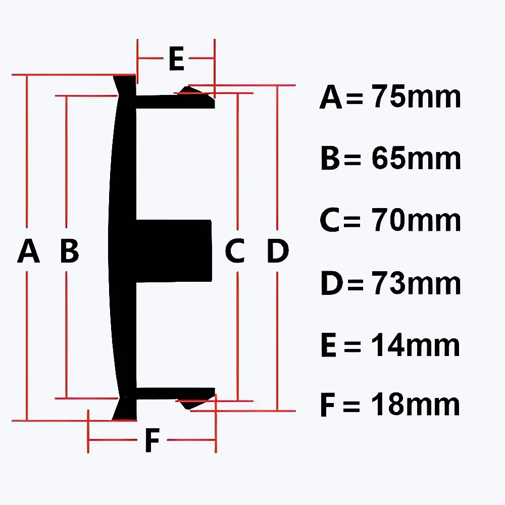 4pcs 75mm 70MM W Work Logo Emblem Badge Car Wheel Center Caps Wheel Hubcaps Hub Center Cover Replace Car Styling Accessories