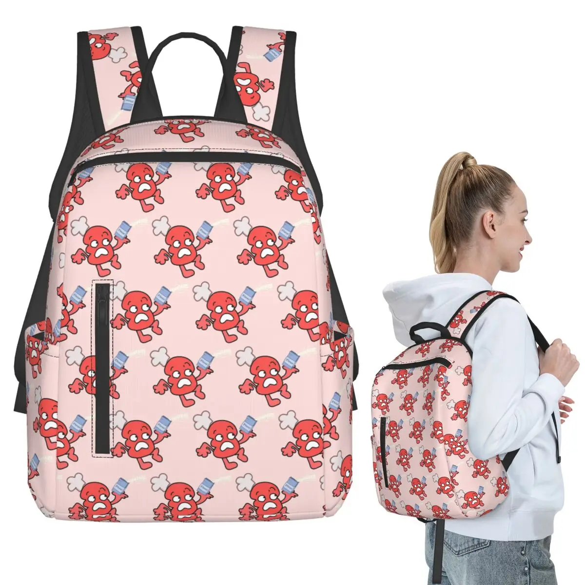 

Baker Three Backpack Student BookBag Children School Bag Laptop Shoulder Bags Men Women