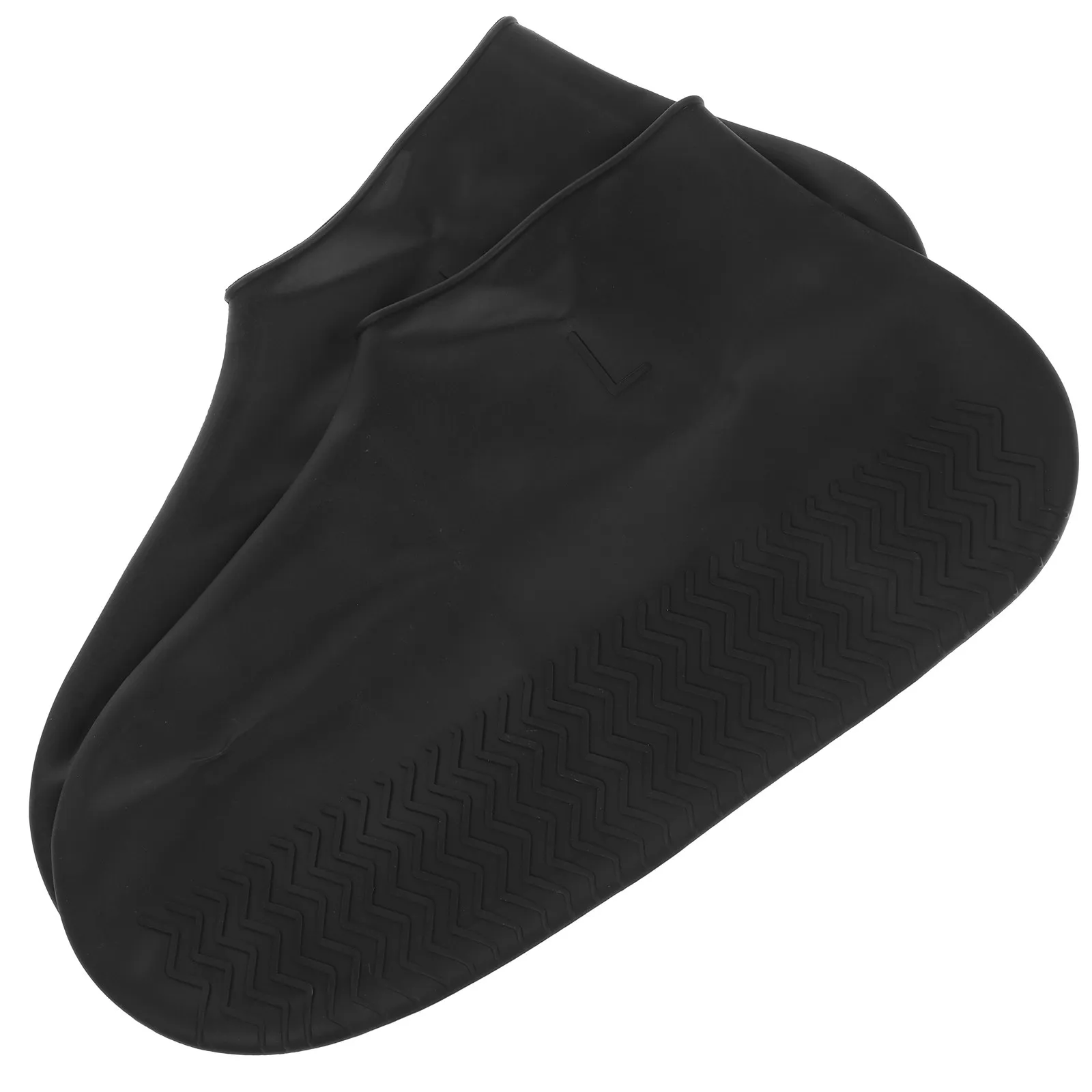 

1 пара прочных водонепроницаемых силиконовых чехлов для обуви от дождя для мужчин и женщин, для активного отдыха, походов, путешествий, размер L, черные