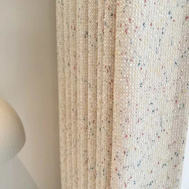 

Rainbow Colorful Curtains Chenille Cream Double-sided Jacquard Children's Room Curtains for Living Dining Room Bedroom