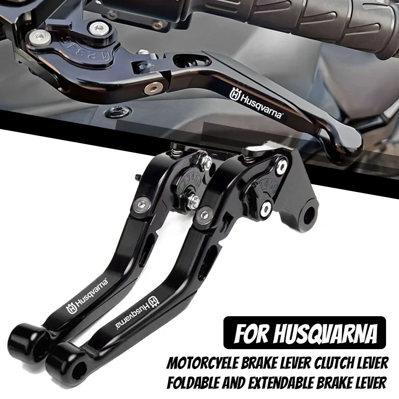 For Husqvarna Svartpilen 401 VITPILEN 401 2018-2022 CNC Adjustable Motorcycle Folding Extendable Brake Clutch Lever Accessories