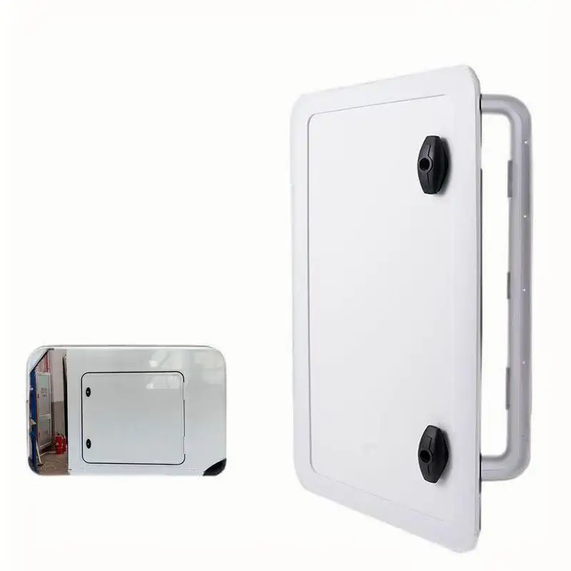 

Universal Lockable RV Cargo Door Aluminum Alloy Waterproof Storage Hatch Replacement For Camper Trailer Modification Parts