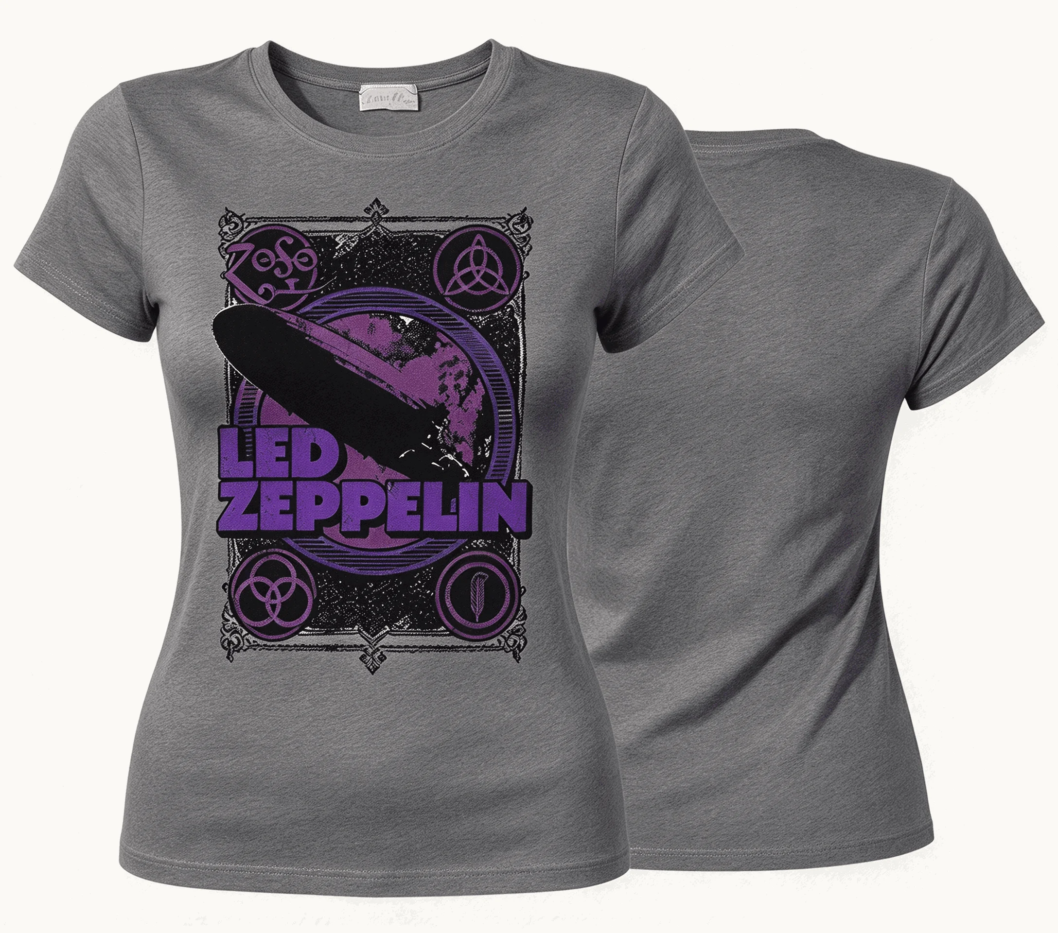 Led Zeppelin Oversized Unisex Anime Lover Print T-shirts for Men Women Fashion Streetwear Trendy Cotton Vintage hot product soft