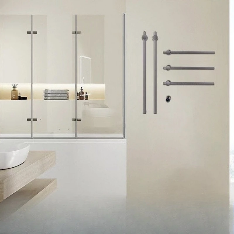 Smart Electric Towel Rack Minimalist Towel Rack White