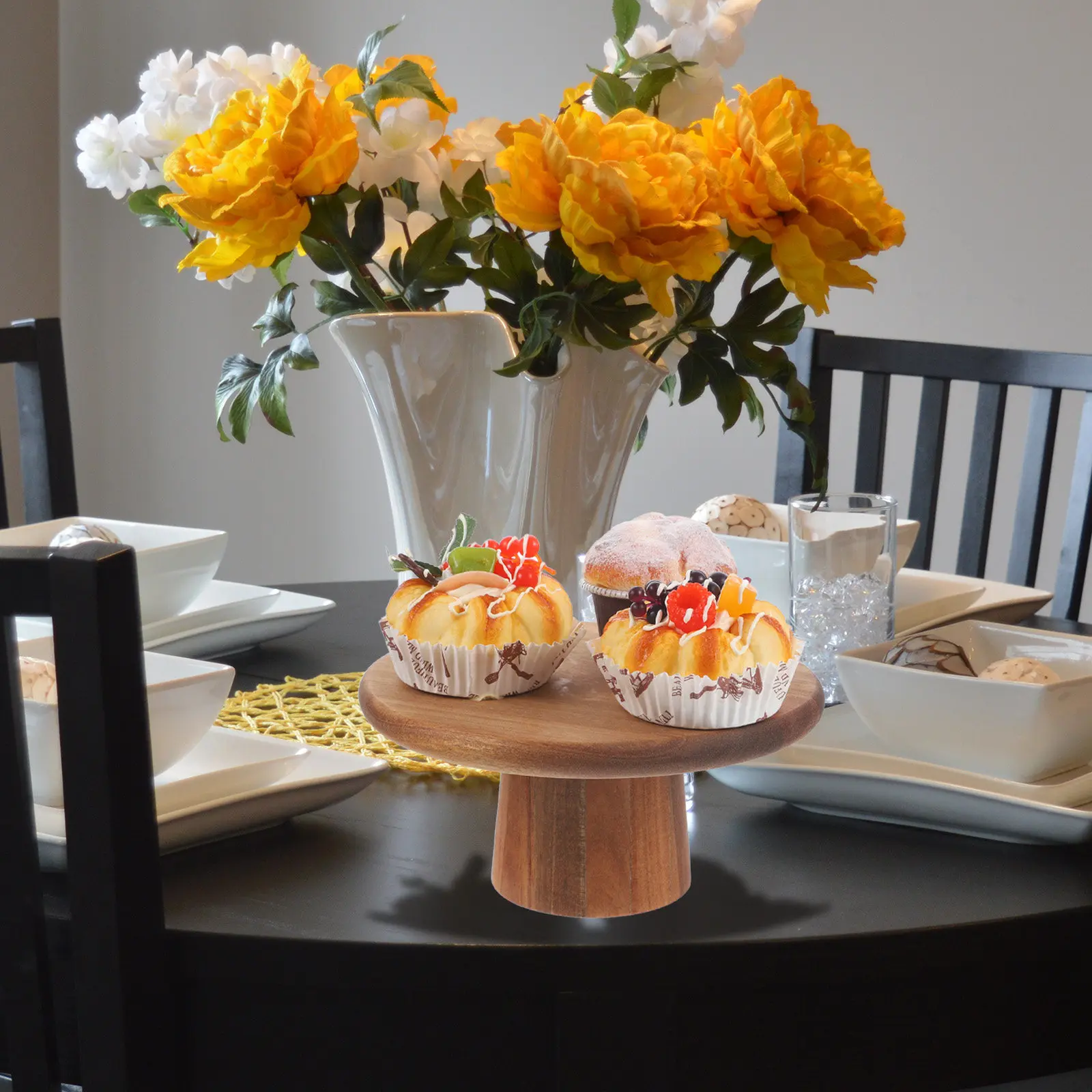 

Высокая подставка для торта, десертов, фруктов, кексов, поднос для послеобеденного чая, декоративная тарелка для закусок, подставка для демонстрации еды для дома