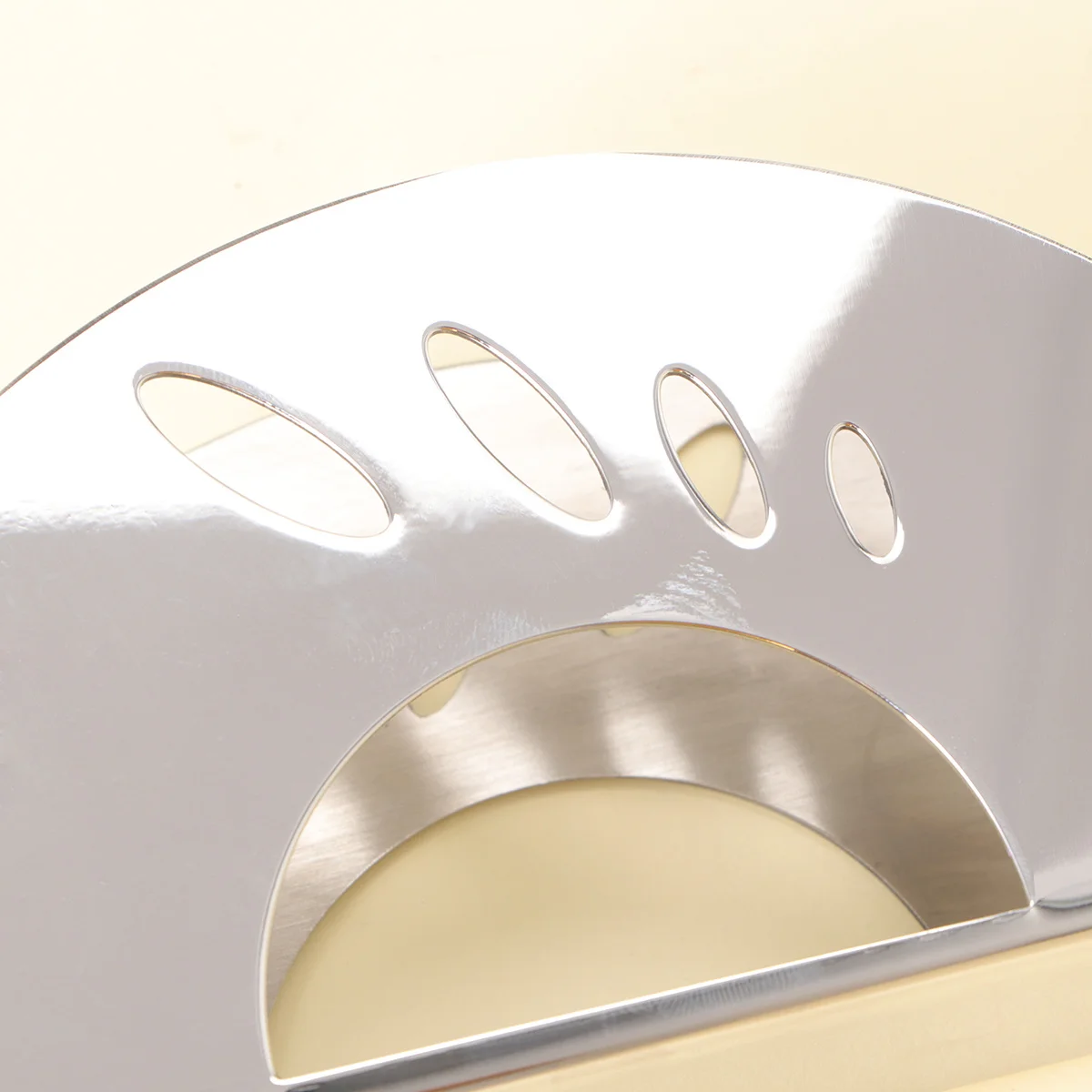 

Tissue Holder With Holes Stainless Steel Napkin Stand For Home Kitchen Bathroom Restaurant Coffee Shop Paper Towel Organizer