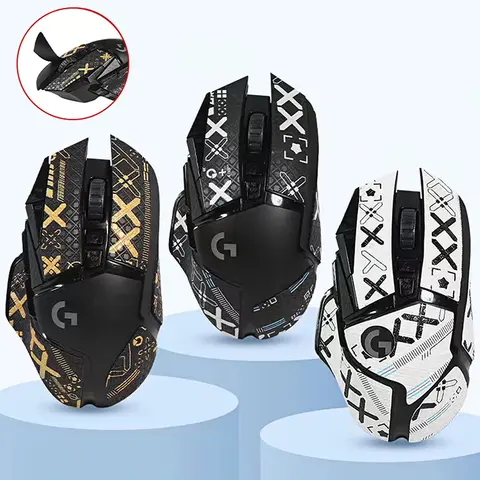 Mouse Grip Tape Skate Sticker Non Slip Suck Sweat Mouse Sticker For Logitech G502 Hero