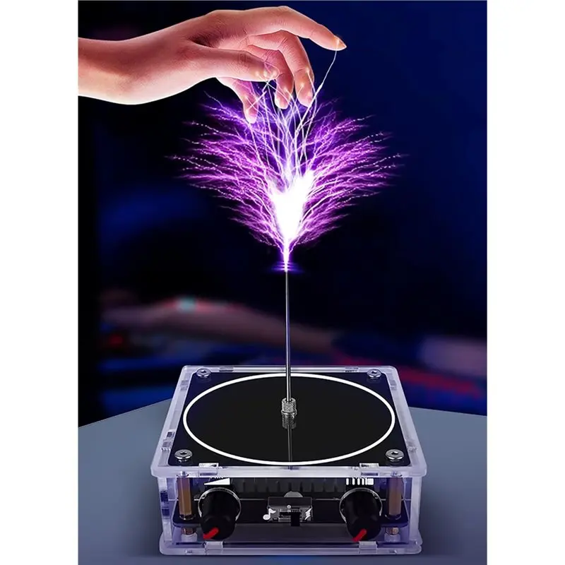 MACH-Artificial Lightning Arc Plasma Music Tesla Coil Touchable Electric Power Transmission Science Teaching Experiment Model