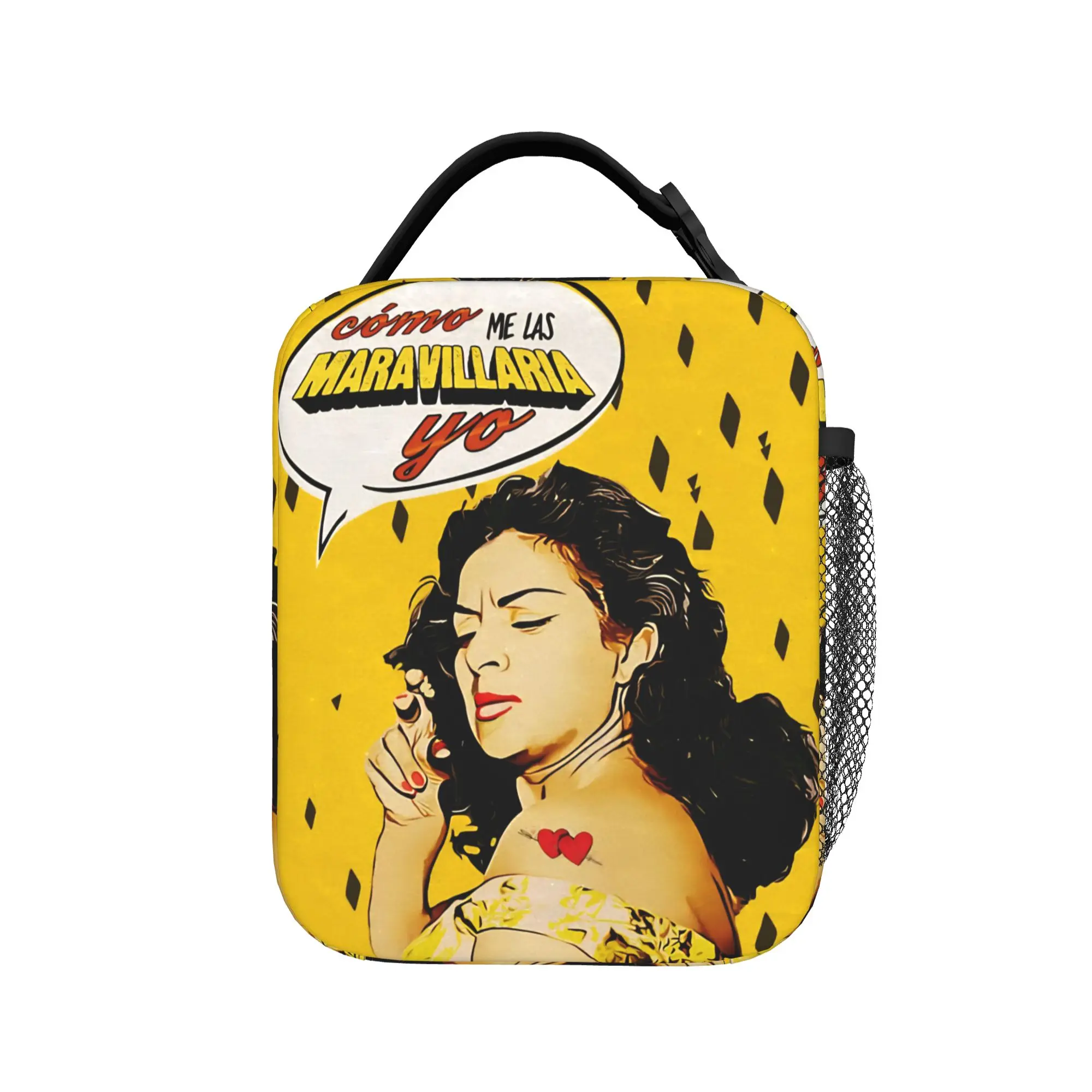 Lola Flores How I Would Marvel You Vintage Comics  Insulated Lunch Bag Leakproof  Lunch Container Cooler Bag Tote Lunch Box