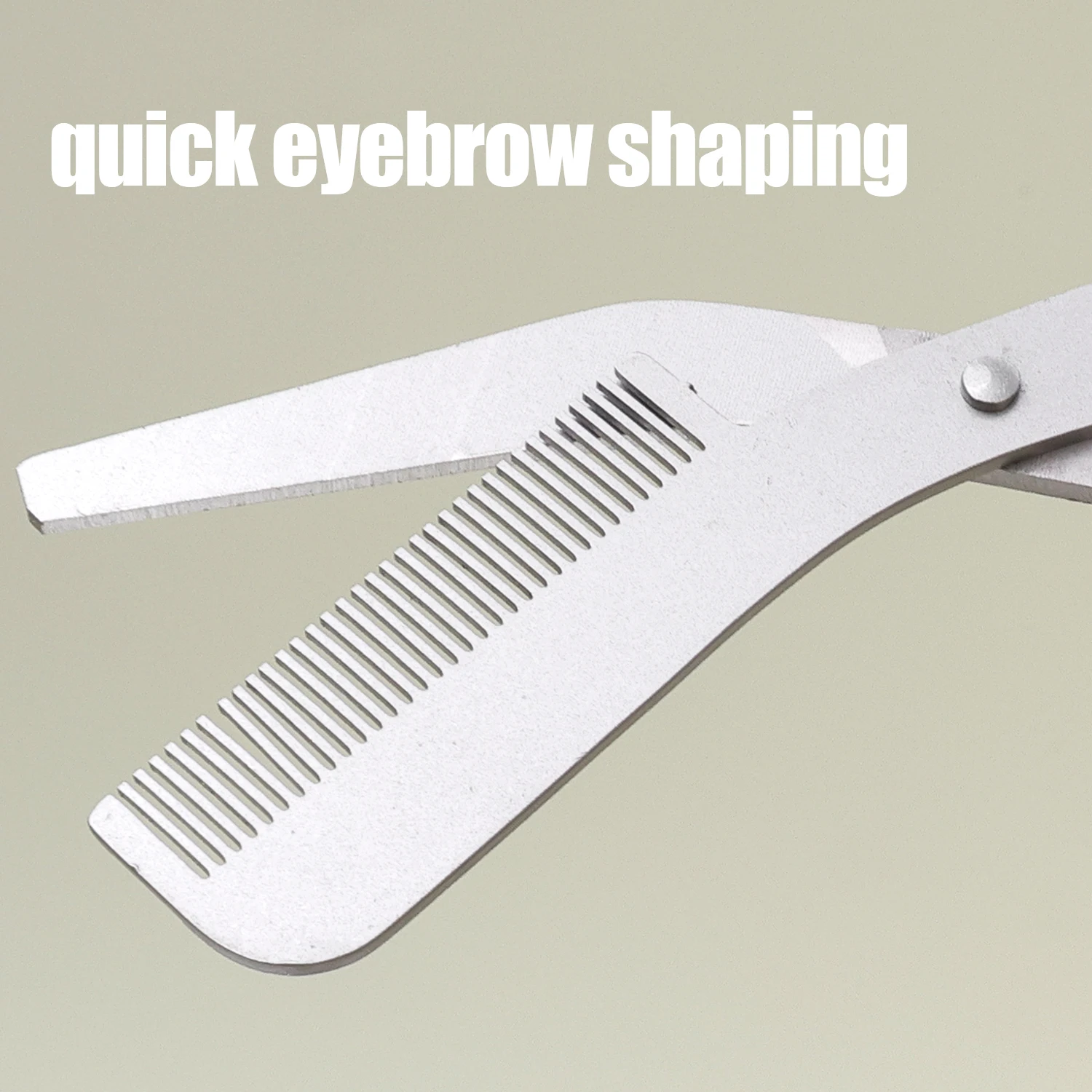 1/3 stücke Edelstahl Augenbraue Trimmen Schere mit Kämme Schönheit Schere Make-Up Zubehör Haar Entfernung Pflege Werkzeuge