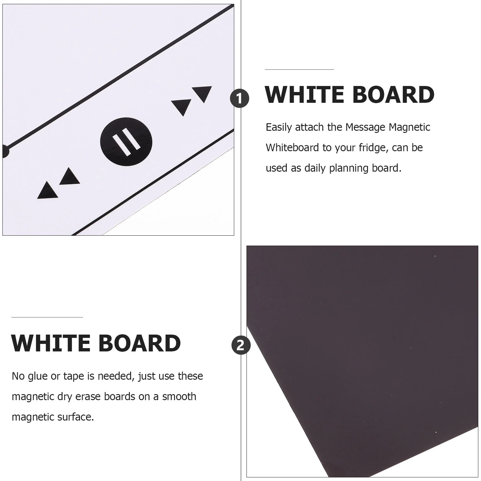 Fridge Magnets Aesthetic Message Board White Erase Small Refrigerator for Room