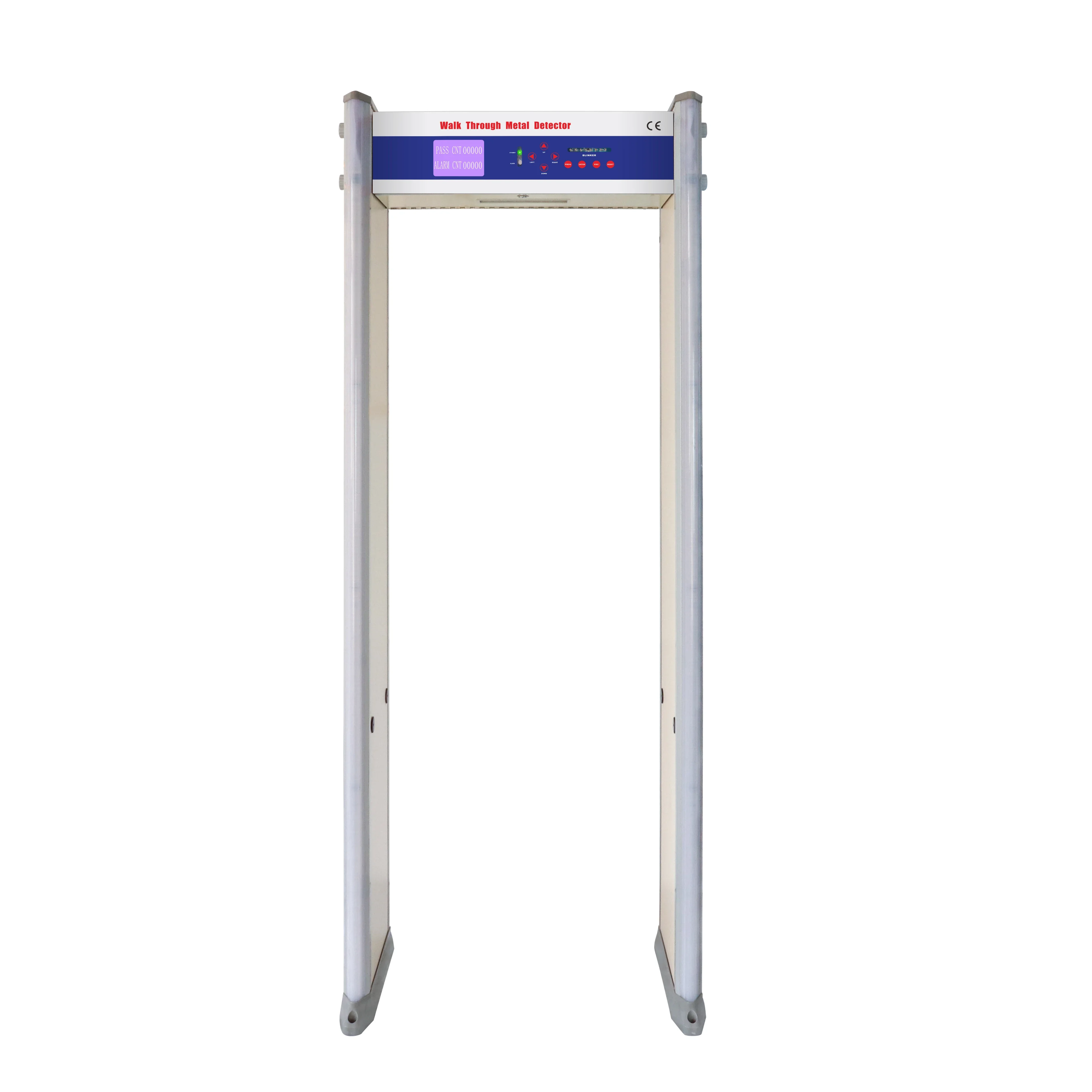 

MCD-800 WTMD Security People Scanner 6 18 24 Zone Walk Through Body Metal Detector Gates for Airport School Mall