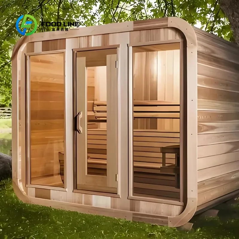 Sauna Familiar Personalizada con Diseño de Banco y Cubierta de Seguridad para Calentador, Ideal para Apartamentos, Descuento por Compra al por Mayor
