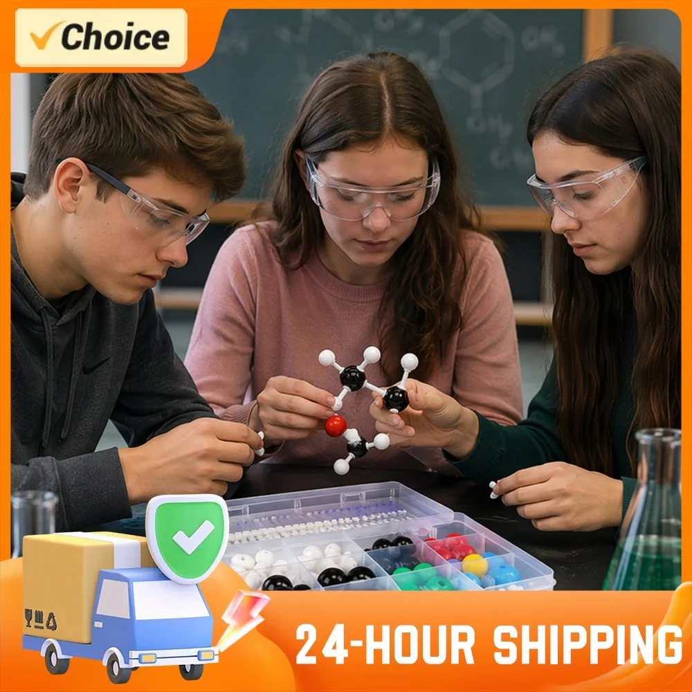 Molecular Structures Building Kit Visualize Structure & Effortless Assembly Organic Molecular Set for Chemistry Teaching
