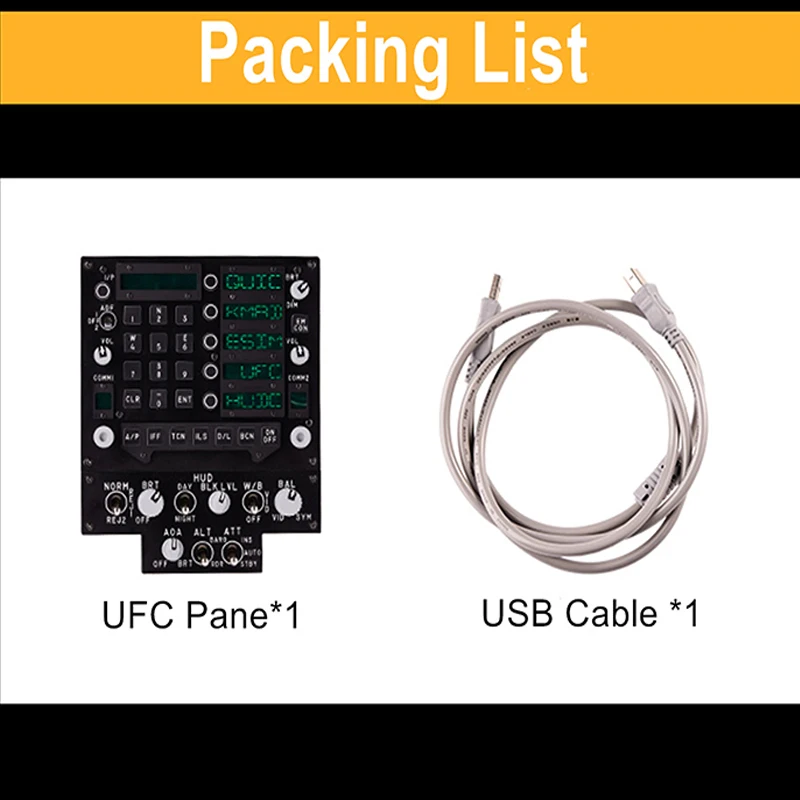 Panel multifunción USB Dual, balancín de vuelo analógico, periférico, DCS, F18, F18C, F16