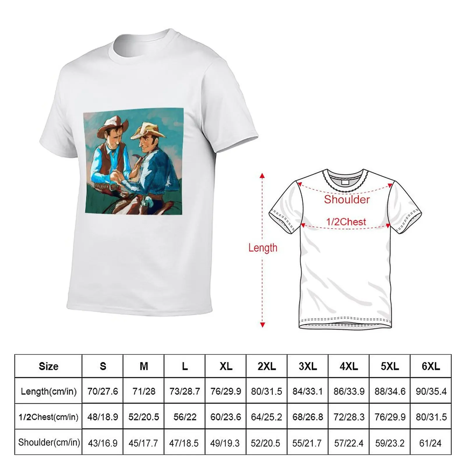 Gil Favor & Pete Nolan T-Shirt Soft Casual Short Sleeve Cotton Tee